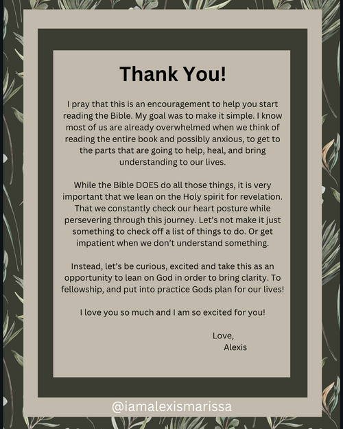 A Printable Bible Journal